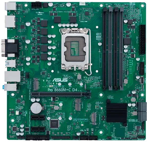 Ремонт видеочипа Asus Pro B660M-C D4-CSM